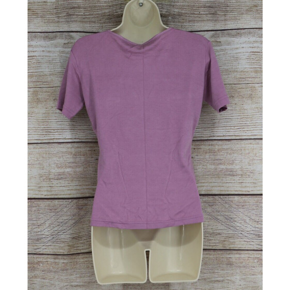 VINTAGE Ivy Collectibles Womens Size 9/10 Floral Skirt and Top Set Mauve Pink - Picture 11 of 11